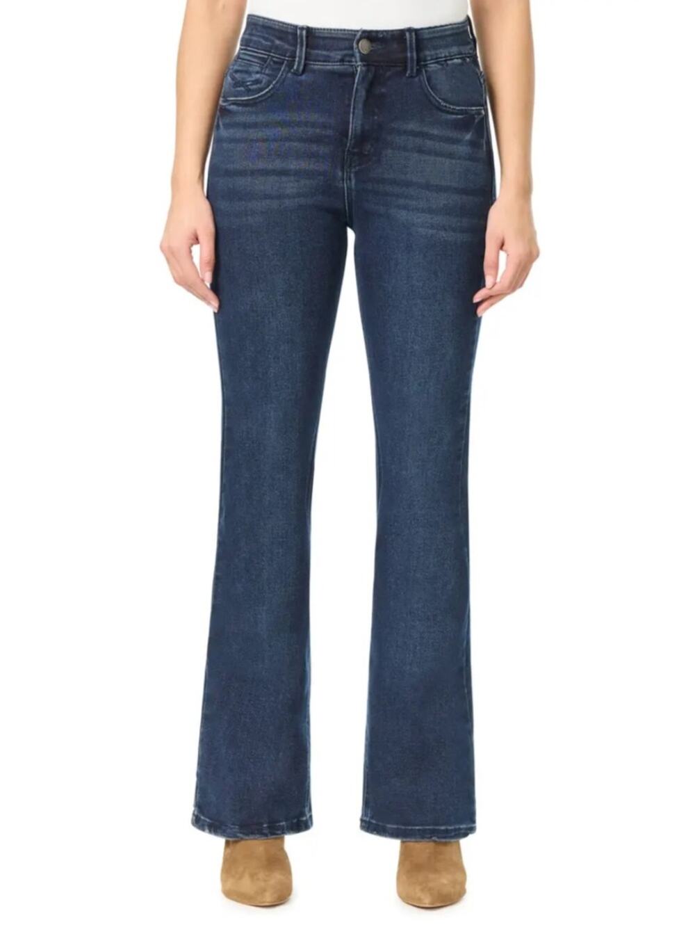 Curve Appeal NWT Gigi High Rise Flare Heritage Luxe Stretch Denim Jeans 2 26